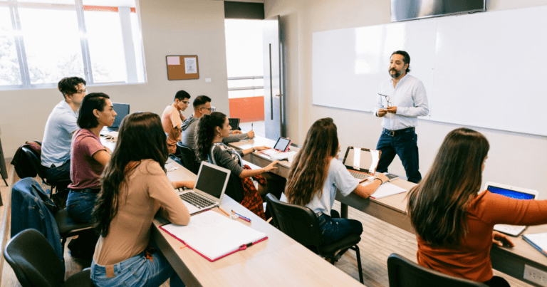 University students in lecture